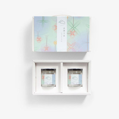 果醬玻璃罐包裝盒 | 金賀新年-藍版